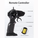 2.4ghz 4ch Remote Control Dongfeng 7 Six-wheeled Armor Truck Toy - Green