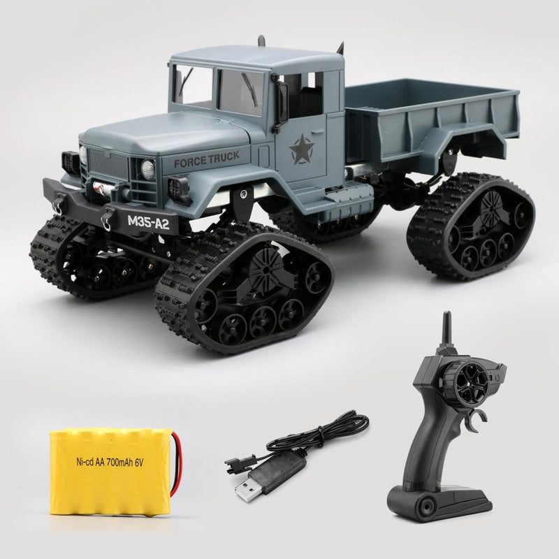 Off-road Climbing Truck for Kids with Wifi Control and Led Lights - Khaki
