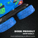 Blue Stunt Tumbling Car Toy with 2.4ghz Remote Control