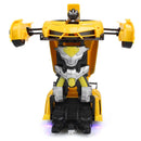 Remote-controlled Deformable Toy Car - 4 Channels - Blue