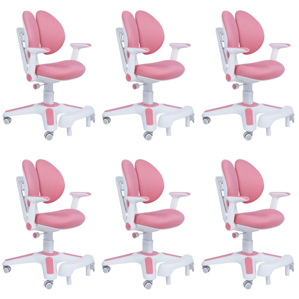 Ergonomic Children Kids Study Chair Set Height Adjustable - Pink