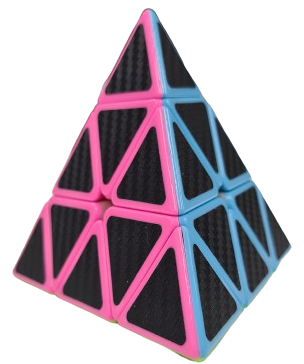 Educational Toy Triangle Speed Cube Pyramid Brain Teaser Puzzle Magic