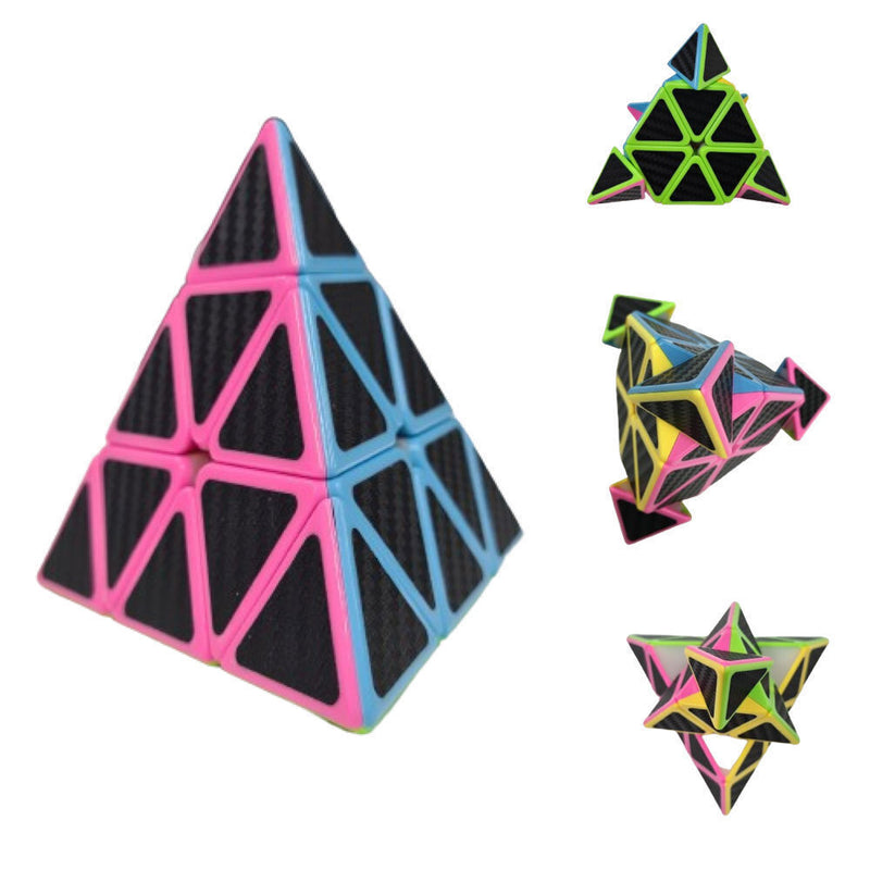 Educational Toy Triangle Speed Cube Pyramid Brain Teaser Puzzle Magic