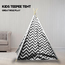 Kids Teepee Tent - Black