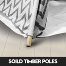 Kids Teepee Tent - Black