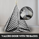 Kids Teepee Tent - Black