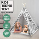 Kids Teepee Tent - Black