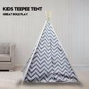 Kids Teepee Tent - navy