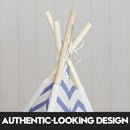 Kids Teepee Tent - navy