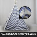 Kids Teepee Tent - navy