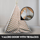 Kids Teepee Tent - orange