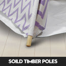 Kids Teepee Tent - purple