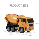 Huina 1/18 RC Engineering Construction Concrete Cement Mixer Truck Remote Control Toy Kids Gift