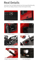 Huina 1:14 RC Fire Truck Extensible Ladder Toy Car Water Gun Construction Light Sound Gift