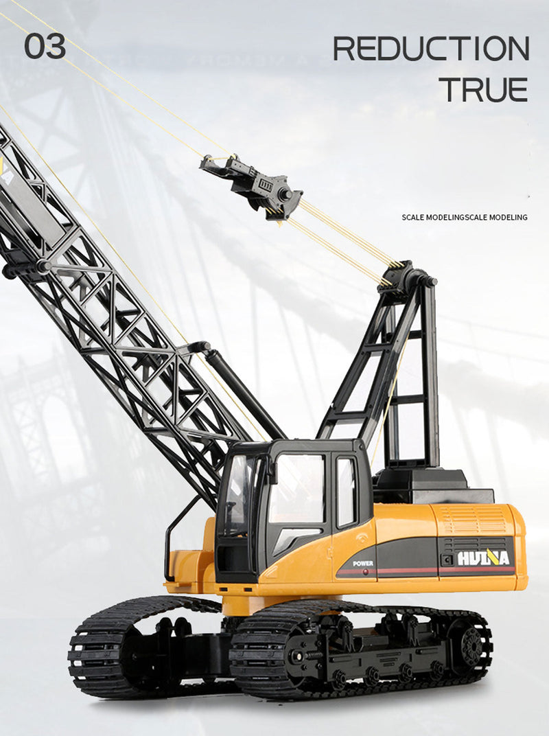 Huina RC CRANE 1:14 2.4Ghz Construction Tower Excavator Truck Toy Kids Boys Gift