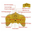 HUINA 1/14 15CH RC Alloy Excavator Construction Engineering Vehicle Digger Toy Gift