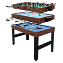 4FT 3-in-1 Games Foosball Soccer Hockey Pool Table