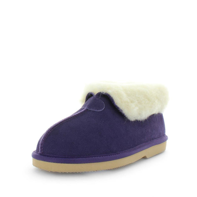 JUST BEE Women's COSA Slippers Purple 6US