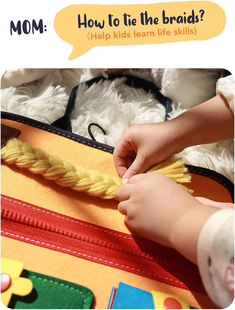 Montessori Busy Board for Toddlers