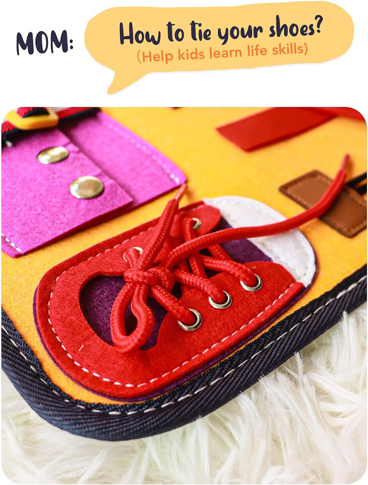 Montessori Busy Board for Toddlers