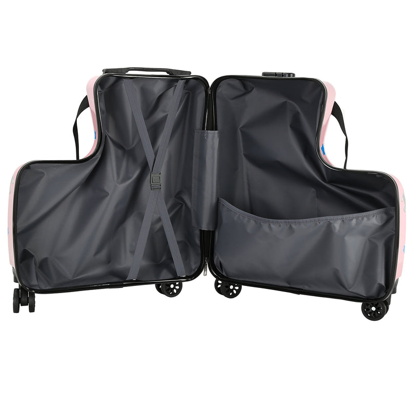 Kids Ride-On Luggage – 20-Inch, Colorful