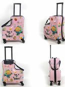 Kids Ride-On Luggage – 20-Inch, Pink