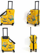 Kids Ride-On Luggage – 20-Inch, Yellow