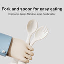 Kids Bento Box – Purple , Microwave Safe, Leak-Proof with Fork & Spoon