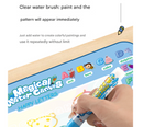 Forest Insect Giant Aqua Magic Doodle Mat 100x80cm - Mess-Free Reusable Water Drawing Pad for Creative Kids
