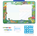 Dinosaur Land Giant Aqua Magic Doodle Mat 100x80cm - Mess-Free Reusable Water Drawing Pad for Creative Kids