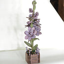 DIY 3D Wooden Violet Flower Puzzle - 60-Piece Kids' Craft Kit