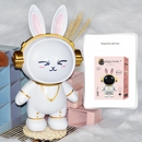 White Cute Astronaut Rabbit Piggy Bank | Shatterproof Kids Money Box & Room Decor Figurine