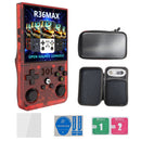 R36MAX Handheld Retro Game Console - 4.0 IPS Screen Open Source Linux 4000mAh Battery 30+ Emulators(red)"