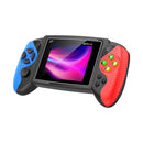 S7 Trendy Joystick Handheld Game Console - 620 Built-in Games, TV Output, Crystal Buttons & 2-Player Support(Red and blue)