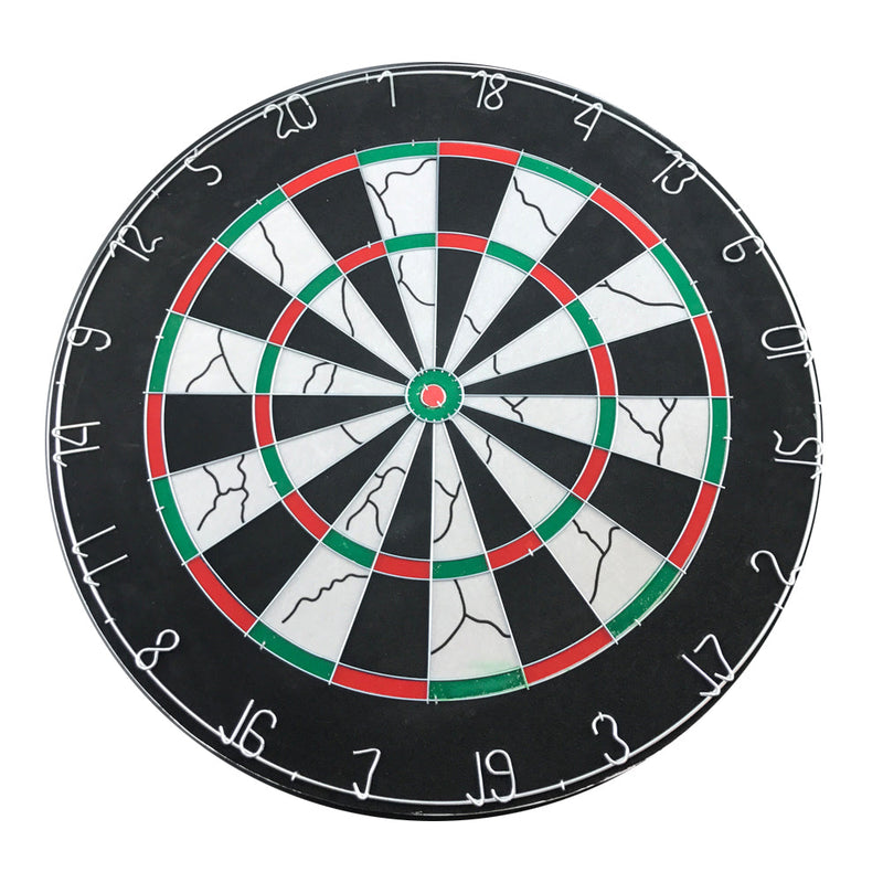 Durable Part  Printing 18" Two Side Dart Board+6 Darts Steel Wire Inlay