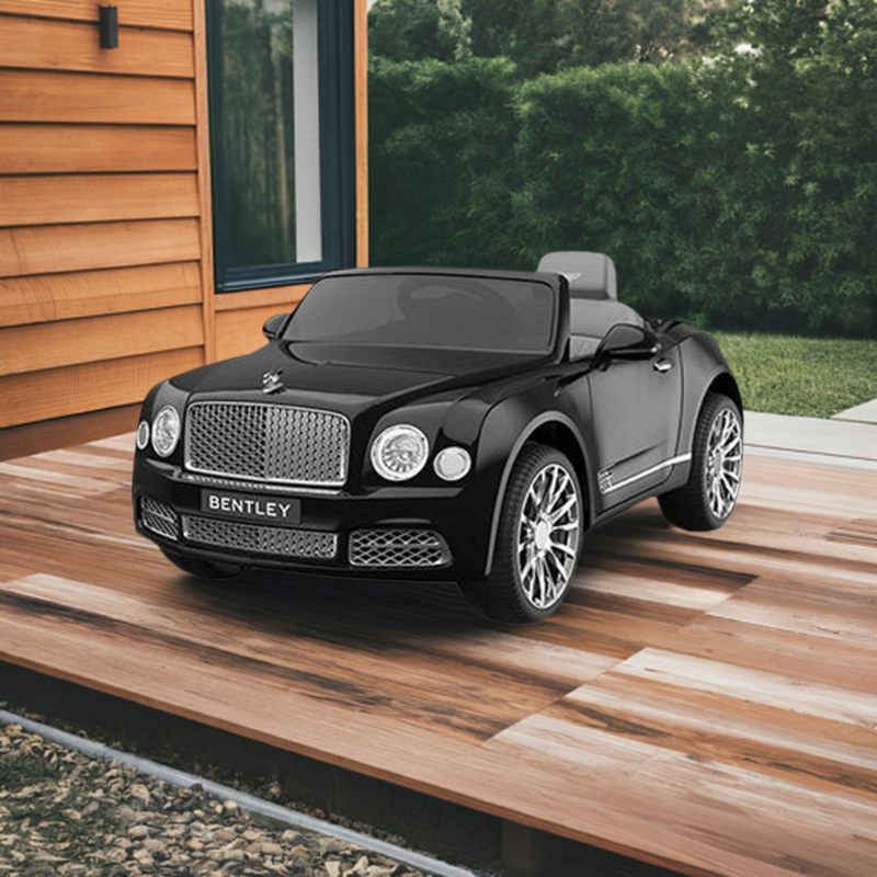 Bentley Mulsanne Kids 12V Electric Ride On - Black