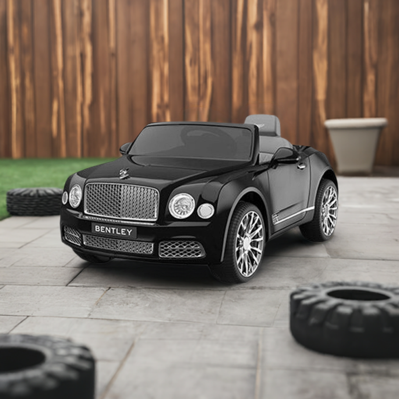 Bentley Mulsanne Kids 12V Electric Ride On - Black