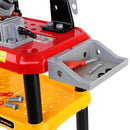 Keezi Kids Pretend Workbench DIY Tools 97 Piece Children Role Play Toys Red