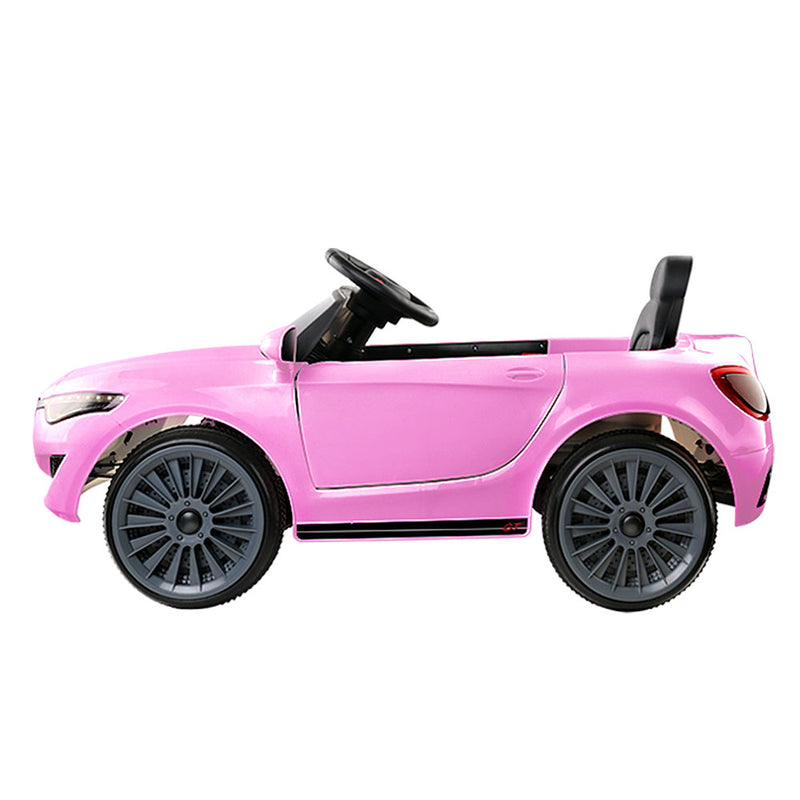 Rigo Kids Electric Ride On Car Toys Cars Headlight Music Remote Control 12V Pink