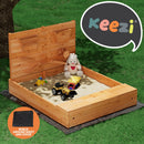 Keezi Kids Sandpit  with Cover Funnel 120cm