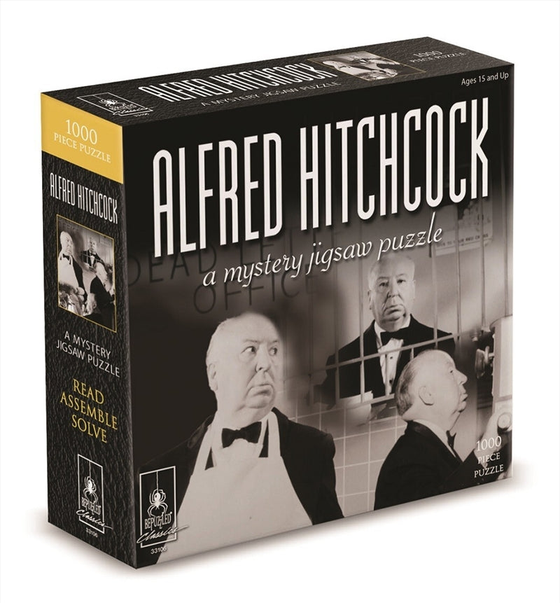 Alfred Hitchcock With Book - 1000 Piece Puzzle