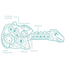 GOMINIMO Kids Musical Guitar Toys with Dinosaur Shape Design (Green) GO-MAT-108-XC