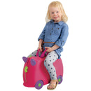 Kiddicare Bon Voyage Kids Ride On Suitcase Pink