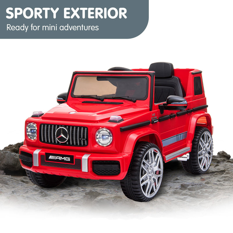 Kahuna Mercedes Benz AMG G63 Licensed Kids Ride On Electric Car Remote Control - Red