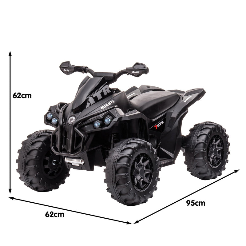 Kahuna GTS99 Kids Electric Ride On Quad Bike Toy ATV 50W - Black