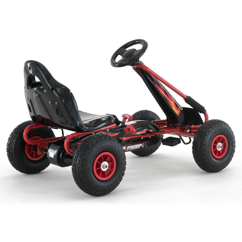 Kahuna G95 Kids Ride On Pedal-Powered Go Kart  - Red