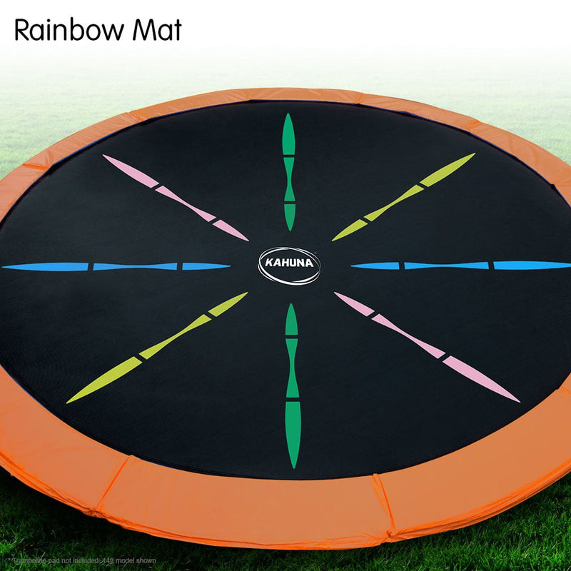 Kahuna 14ft Trampoline Replacement Spring Mat - Rainbow