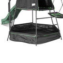 Lifespan Kids Pallas Play Tower with Metal Swing Set in Green Slide