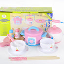 Kids Wooden Kitchen Tea Set