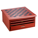 10 in 1 Wooden Chess Board Games Checkers House Unit Set